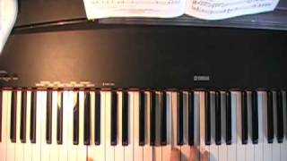 Whiter Shade of Pale piano chords tutorial How to Play [upl. by Legim]