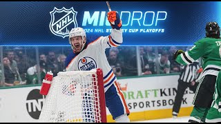 Oilers Get 2OT Win to Take 10 Series Lead in WCF  NHL Mic Drop  Oilers vs Stars [upl. by Norred]