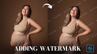 How to Add a Watermark to Your Photos in Photoshop 2024 [upl. by Euqinomad]