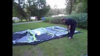 Airgo Cirrus 6 Tent first time putting up 130614 [upl. by Queena521]