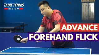 Advanced Forehand Flick guide by Professional Players  Table Tennis Tutorial  TTR [upl. by Yzzo]