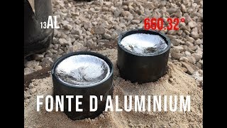 COMMENT FONDRE LALUMINIUM  HOW TO MELT ALUMINIUM  TUTO  DIY [upl. by Galan692]