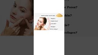 Gelatin Powder for Face MaskHair removal Skin CareShorts [upl. by Irved]