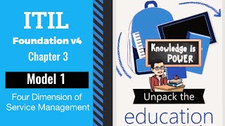 ITIL Foundation v4  Chapter 3  Model 1  Four Dimension of Service Management [upl. by Aveneg]