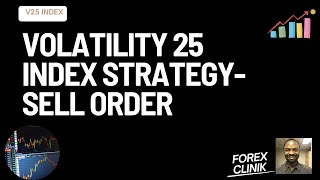 VOLATILITY 25 INDEX STRATEGY SELL ORDER [upl. by Ahsiam]