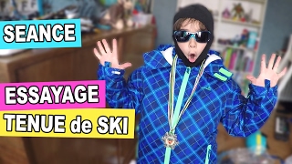 VLOG  SHOPPING SKI  Séance ESSAYAGE tenue de ski pour Fantin  VACANCES dHiver😀❄❄ [upl. by Babcock]