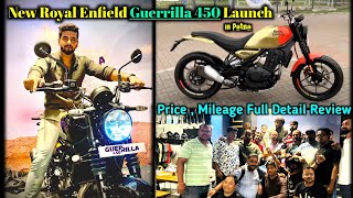 Royal Enfield Guerrilla 450 Launch Event🔥 Detailed Review  On Road Price amp Exhaust Sound [upl. by Eerdua371]