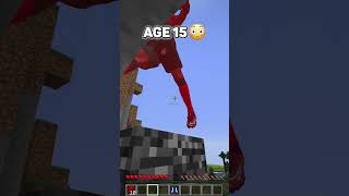 POV The One Mega Toxic Friend at different Ages shorts meme minecraft [upl. by Petua]