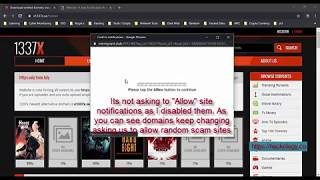 All Domains of 1337x Torrent site infected with Malware [upl. by Eeliah]