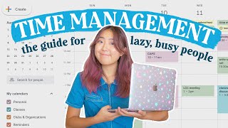 the definitive TIME MANAGEMENT GUIDE for busy but lazy people [upl. by Phenica544]