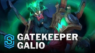 All Galio Skins Final Update  Champion Rework 2017  League of Legends [upl. by Beverlee]