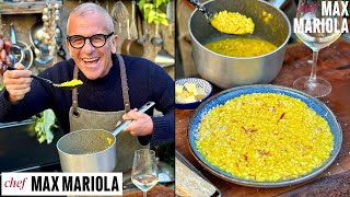 RISOTTO ALLA MILANESE a Regola dArte con Midollo e Zafferano Ricetta di Chef Max Mariola [upl. by Lodge768]