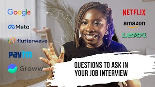 5 Types of Questions to Ask in a Tech Interview  FAANG amp Startups [upl. by Eanehs]