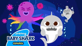 ¿A Dónde Fueron Mis Colores  Canción de Colores de Tiburón Bebé  Baby Shark en español [upl. by Akimehs]