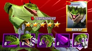 Leatherhead 5 STARS Max LEVEL  All Abilities  TMNT Legends [upl. by Fabrice]