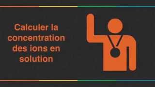 concentration effective des ions [upl. by Gathers]