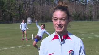 German national teams Feli Rauch finds home at NC Courage [upl. by Ethbinium]