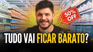 🚨 CONFIRMADO TUDO VAI FICAR MAIS BARATO Deflação no Brasil [upl. by Nyberg]