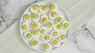 Avocado Deviled Eggs  Martha Stewart [upl. by Tibbitts]