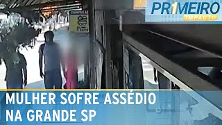 Flagra homem assedia mulher na Grande São Paulo  Primeiro Impacto 120224 [upl. by Assirralc]