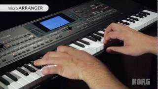 Korg microARRANGER Official Product Introduction [upl. by Solotsopa660]