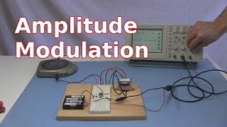 Amplitude Modulation with Simple AM Radio Transmitter [upl. by Stoneham251]