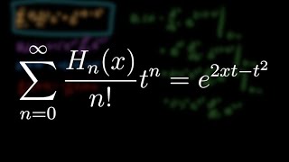 Hermite Polynomial Generating Function [upl. by Zielsdorf]