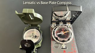 Lensatic Compass vs Baseplate Compass [upl. by Genaro]