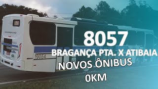 De Ônibus na linha 8057 Bragança Paulista X Atibaia [upl. by Dnallor406]