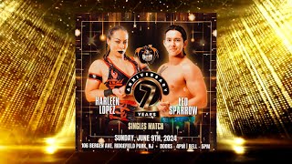 Harleen Lopez vs Leo Sparrow  BCW quotAnniversary 7quot  June 9th 2024 [upl. by Eelanej]