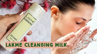 How to use Lakme cleansing milk lakme cleansing milk deep cleanser review lakme review [upl. by Phio]