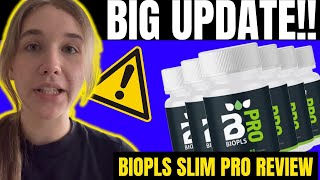 BIOPLUS SLIM PRO 🚫⛔❌BIG UPDATE❌⛔ BioPls Slim Pro Review  BioPls Slim Pro Weight Loss Supplement [upl. by Rahs]