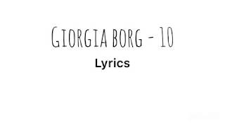 Giorgia Borg  10  curly lyrics [upl. by Perlman382]