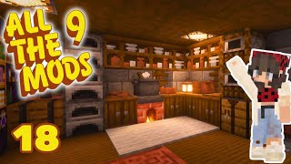 Interior Design is my Passion  All the Mods 9  Lets Play Modded Minecraft  Episode 18 [upl. by Atinej200]