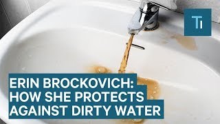 Erin Brockovich Reveals How She Protects Herself Against Contaminated Water [upl. by Annagroeg]