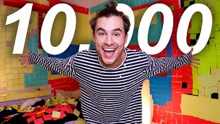 10000 POSTIT NOTES PRANK [upl. by Yesmar939]