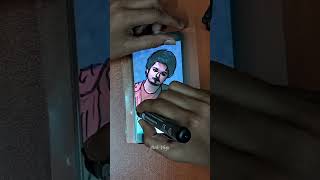 Thalapathy Vijay Drawing  Melv Vlogs [upl. by Ezechiel]