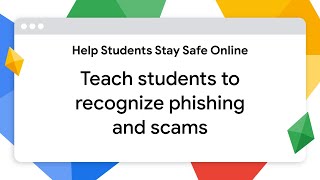 Teach students to recognize phishing and scams [upl. by Delphine]