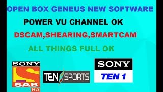 OPENBOX GENUS NEW SOFTWARE FOR ALL 1506 MODEL 2018 BY DISH MASTER [upl. by Hiroko]