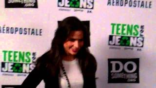 Josie Loren at the 5th Annual Teens for Jeans Kickoff party by DoSomething [upl. by Lesiram698]