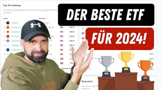 Der beste ETF für 2024  5 ETFs im Vergleich [upl. by Mattie]