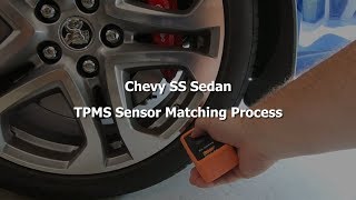 Chevy SS  GM Vehicles  TPMS Sensor Matching Process  Relearn Procedure [upl. by Pietrek]