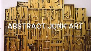 How to make a Junk art sculpture inspired by the artist Louise Nevelson [upl. by Juliane35]