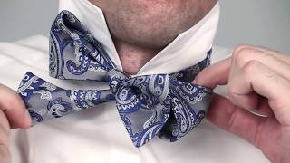 How to Tie a Bow Tie Mirrored Version [upl. by Husein]