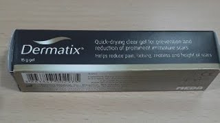 Dermatix 15g Gel Silicone Gel Scar Treatment [upl. by Samau]