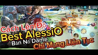 Cách Lên Đồ Bắn Chí Mạng Liên Tục Của 1Champ Alessio  honor of kings [upl. by Nnaillek]