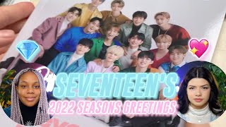 Seventeen 2022 Seasons Greetings unboxing  Differently confesses to Carats 💎 [upl. by Annahahs]