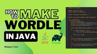 Create a Wordle Clone in Java [upl. by Eintihw98]