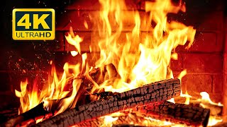 🔥 Cozy Fireplace 4K 12 HOURS Fireplace with Crackling Fire Sounds Fireplace Burning 4K [upl. by Bary]