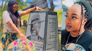 Leonard Dembos Daughter visits her Fathers grave in his Remembrance [upl. by Ettie]